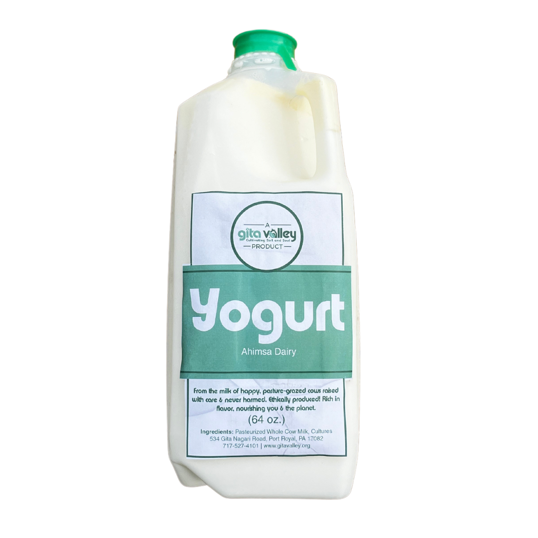 Ahimsa Whole Yogurt— 1/2 gallon