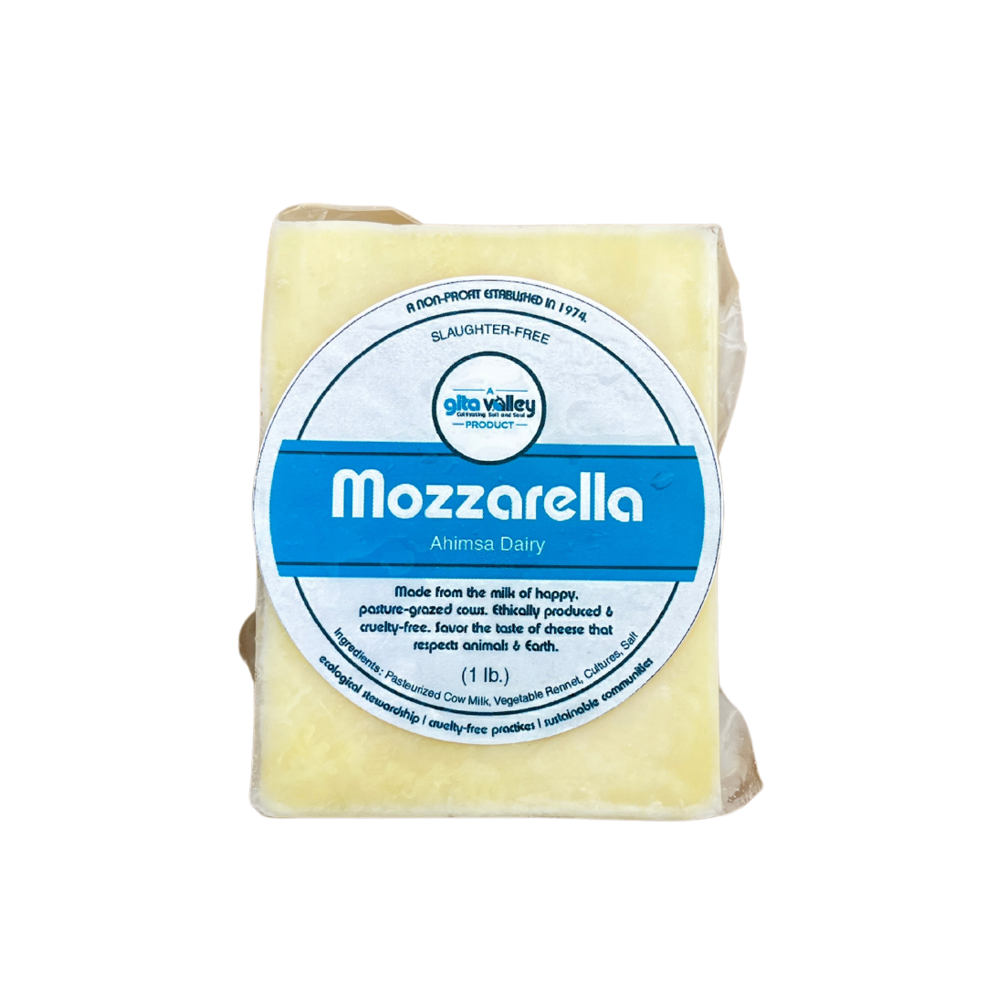 Ahimsa Mozzarella Cheese— 1 lb